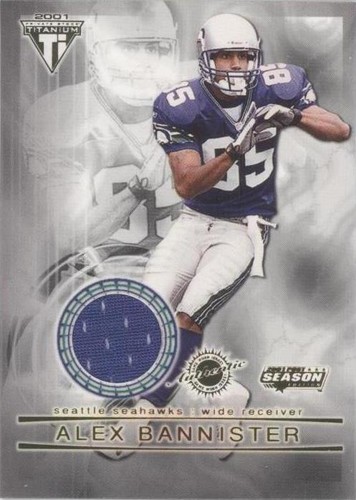 2001 Pacific Private Stock Titanium Postseason Alex Bannister #88