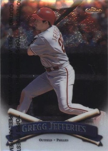 1998 Topps Finest - Gregg Jefferies #188