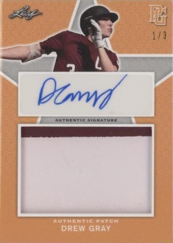 2020 Leaf Perfect Game National Showcase - Drew Gray #PA-DG1