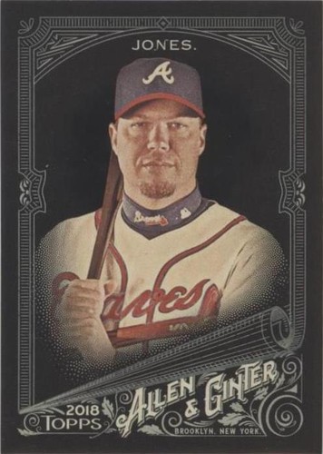 2018 Topps Allen & Ginter's X - Chipper Jones #162