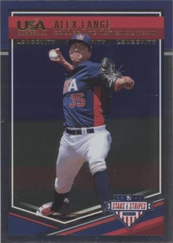 2018 Panini USA Baseball Stars & Stripes Longevity - Alex Lange #84