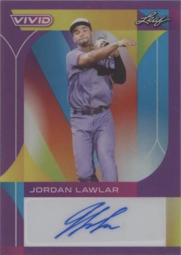 2022 Leaf Vivid - Jordan Lawlar #BA-JL2
