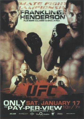 2010 Topps UFC Main Event - Dan Henderson Rich Franklin #FPR-UFC93