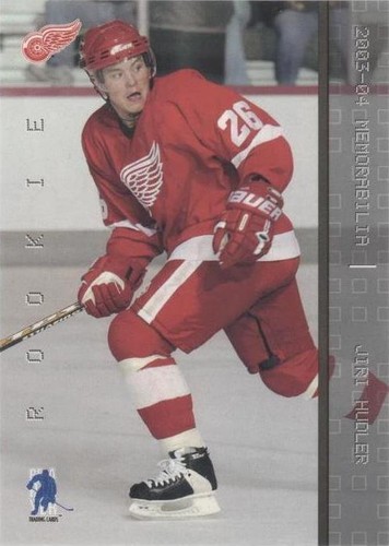 2003-04 In the Game Be A Player Memorabilia - Jiri Hudler #195