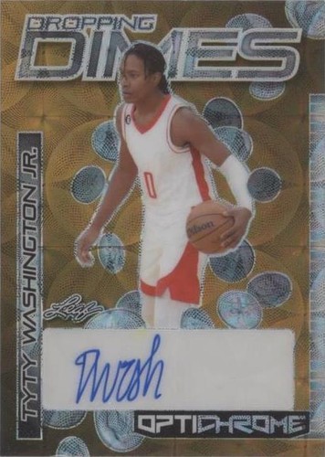 2022-23 Leaf Optichrome - TyTy Washington Jr. #DD-TWJ