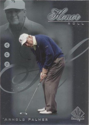 2001 SP Authentic - Arnold Palmer #HR15