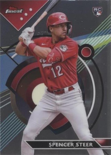 2023 Topps Finest - Spencer Steer #95
