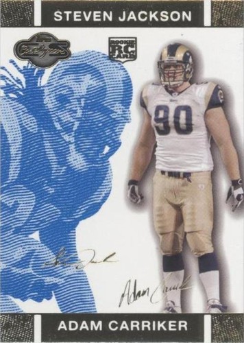2007 Topps Co-Signers Adam Carriker Steve Jackson #97