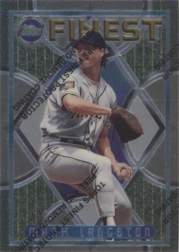 1995 Topps Finest - Mark Langston #142