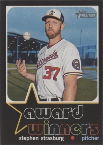 2020 Topps Heritage High Number - Stephen Strasburg #AW-10