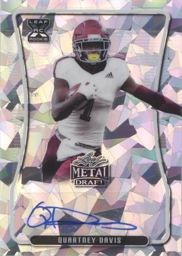 2020 Leaf Metal Draft Quartney Davis #BA-QD1