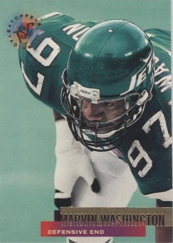 1995 Topps Stadium Club Marvin Washington #404