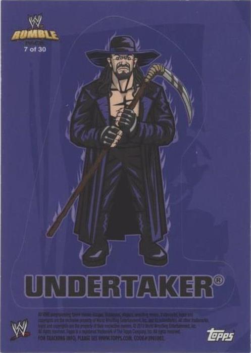 2010 Topps Rumble Pack - Undertaker #7