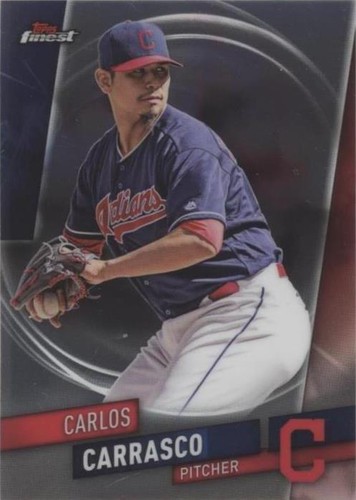 2019 Topps Finest - Carlos Carrasco #124