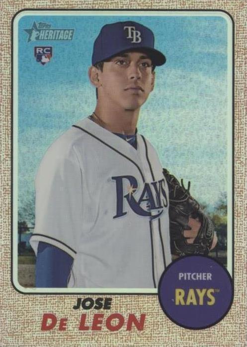 2017 Topps Heritage High Number - Jose De Leon #THC-642