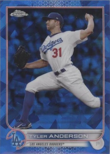 2022 Topps Chrome Update Series Sapphire Edition - Tyler Anderson #US190