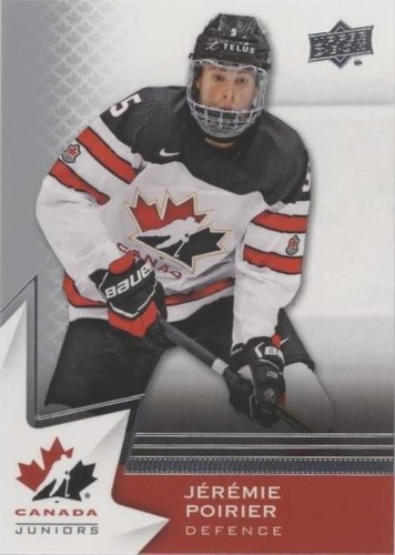 2020-21 Upper Deck Team Canada Juniors - Jeremie Poirier #17