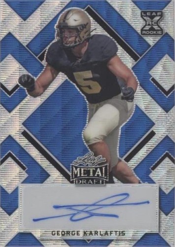 2022 Leaf Metal Draft George Karlaftis #BA-GK1
