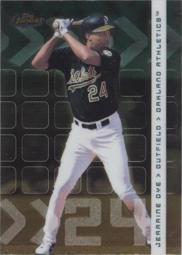 2002 Topps Finest - Jermaine Dye #33