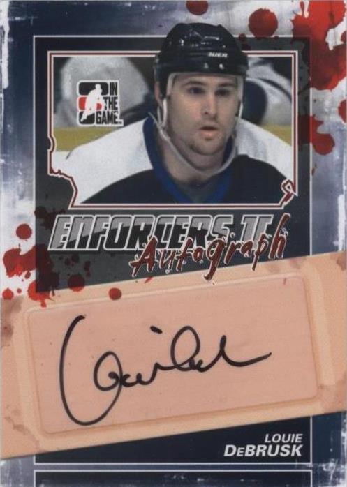 2013-14 In the Game Enforcers II - Louie DeBrusk #A-LD