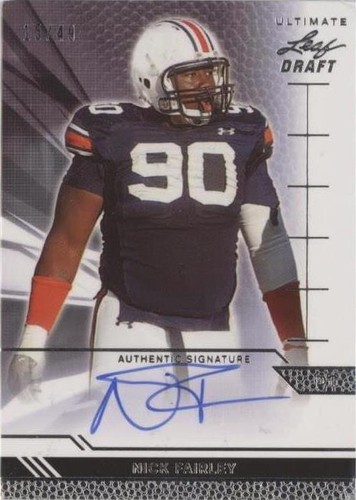 2011 Leaf Ultimate Draft Nick Fairley #U-NF1
