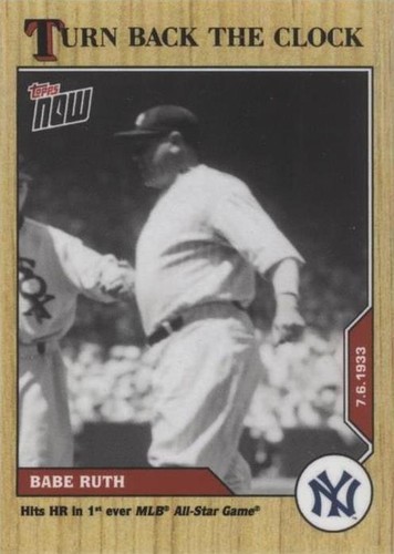 2020 Topps Now Turn Back the Clock - Babe Ruth #98