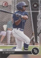 2020-21 Bowman Next Topps Now Baseball America Top 100 Prospects - Xavier Edwards #BA-38
