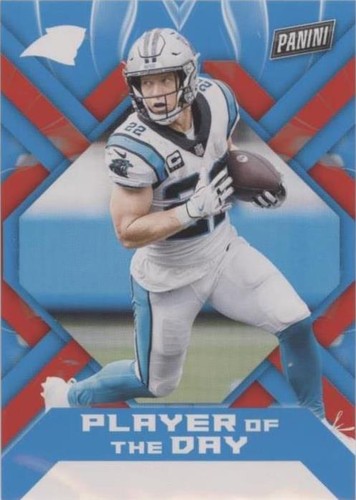 2022 Panini Player of the Day Christian McCaffrey #17