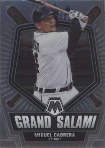 2022 Panini Mosaic Miguel Cabrera Grand Salami Detroit Tigers #GS
