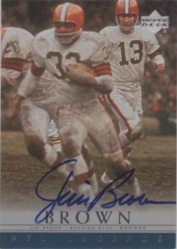 2000 Upper Deck Legends Jim Brown #JB