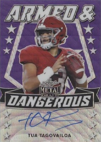 2020 Leaf Metal Draft Tua Tagovailoa #AD-TT1
