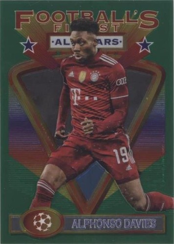 2021-22 Topps Finest Flashbacks UCL Alphonso Davies #29