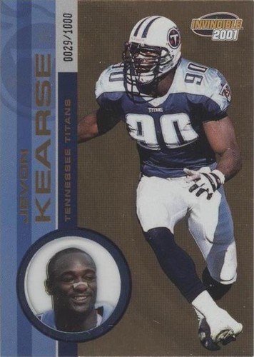 2001 Pacific Invincible Jevon Kearse #240