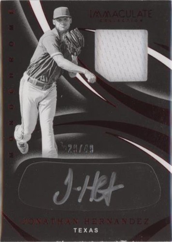 2020 Panini Immaculate Collection - Jonathan Hernandez #MC-JH