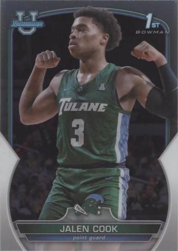 2022-23 Bowman University Chrome - Jalen Cook #25