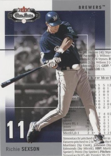 2003 Fleer Box Score - Richie Sexson #57