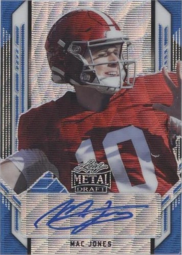 2021 Leaf Metal Draft Mac Jones #PA-MJ1