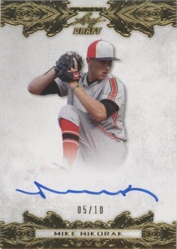 2015 Leaf Ultimate Draft - Mike Nikorak #BA-MN1