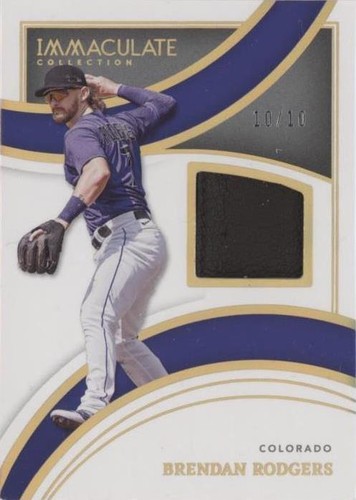2022 Panini Immaculate Collection - Brendan Rodgers #MP-BR