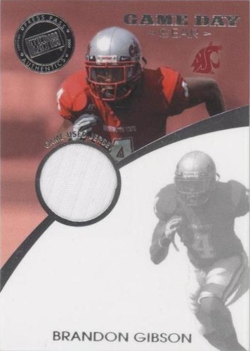 2009 Press Pass Signature Edition Brandon Gibson #GDG-BG