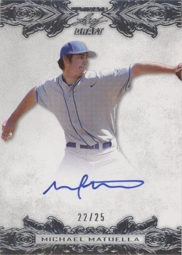 2015 Leaf Ultimate Draft - Michael Matuella #BA-MM2
