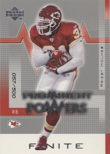 2003 Upper Deck Finite Priest Holmes #173