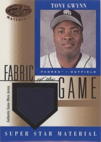 2001 Leaf Certified Materials - Tony Gwynn #FG-51