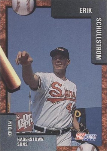 1992 Fleer ProCards Minor League - Erik Schullstrom #2555