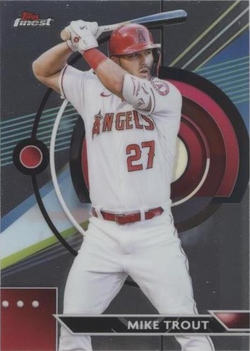 2023 Topps Finest - Mike Trout #90
