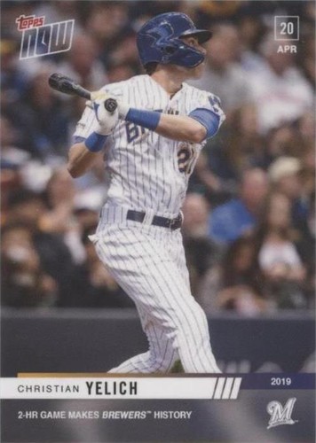 2019 Topps Now - Christian Yelich #110