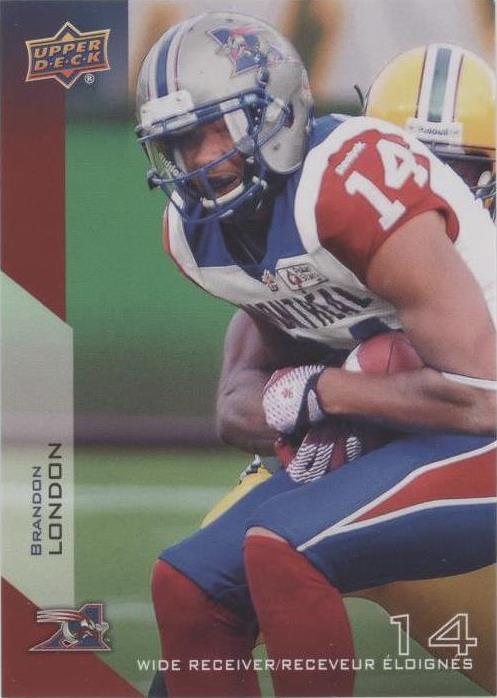 2014 Upper Deck CFL Brandon London #44