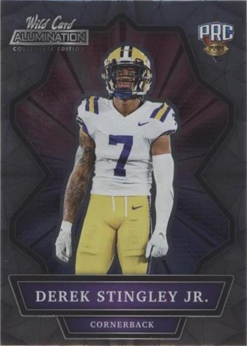 2021 Wild Card Alumination NIL Collegiate Edition Derek Stingley Jr. #ANBC-19