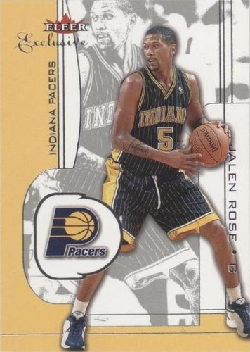 2001-02 Fleer Exclusive - Jalen Rose #58