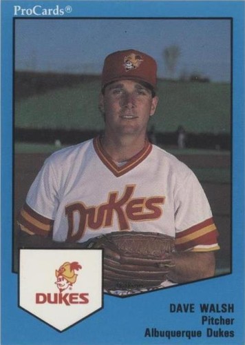 1989 ProCards Triple A - Dave Walsh #70